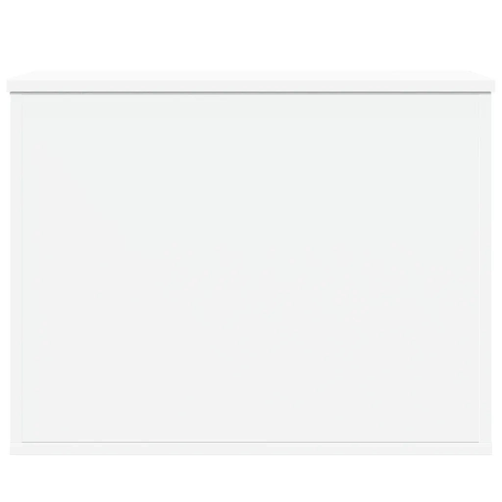 Contenitore Portaoggetti Bianco 60x42x46 cm Legno Multistrato 840653
