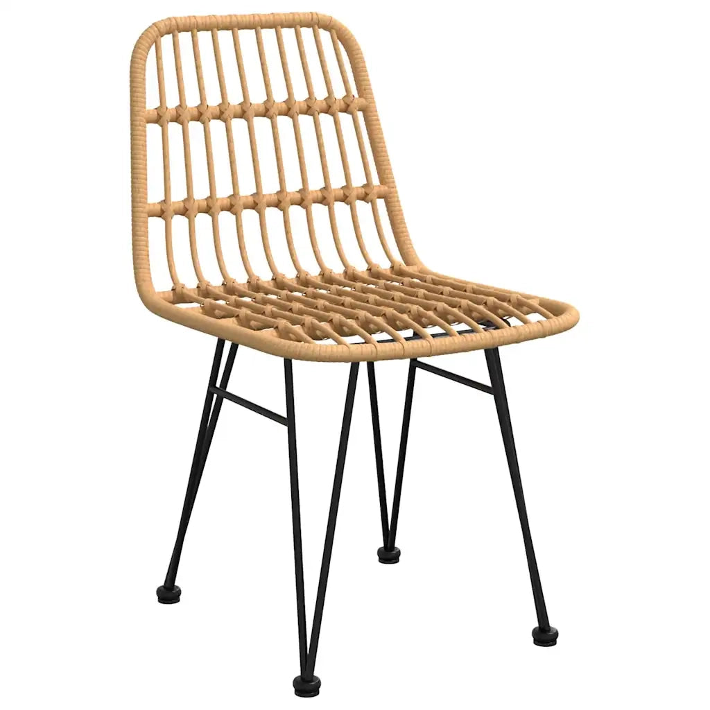 Set da Pranzo per Giardino 3 pcs Marrone