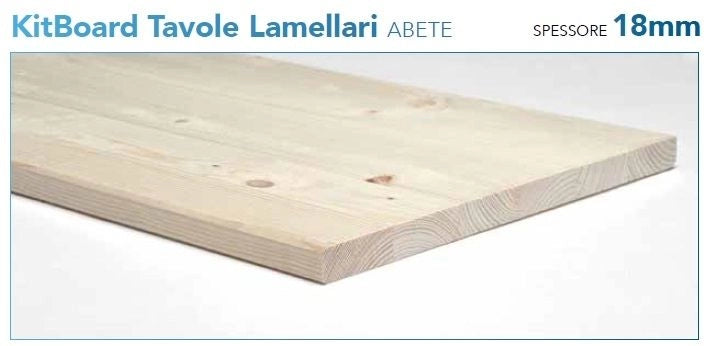 Tavola lamellare 18x800x500