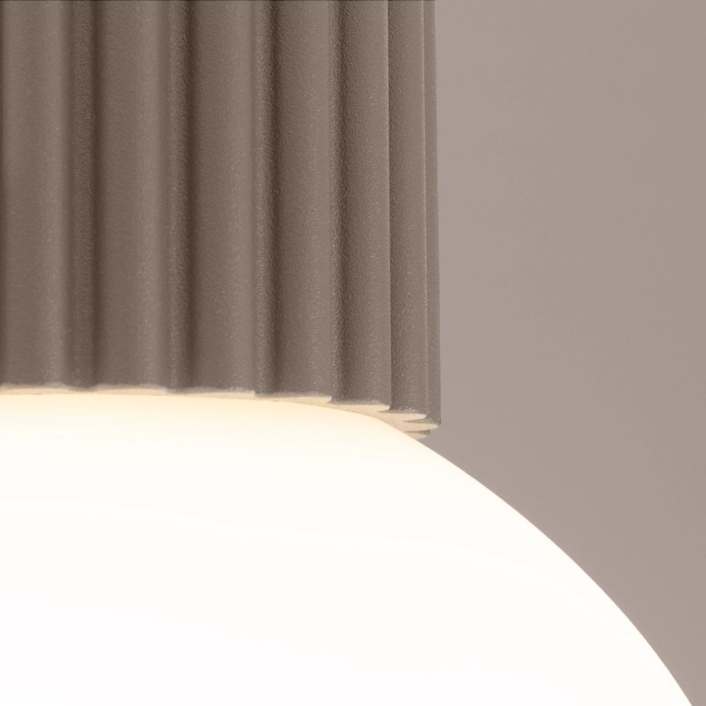 Lampada da soffitto HALO tortora IP44
