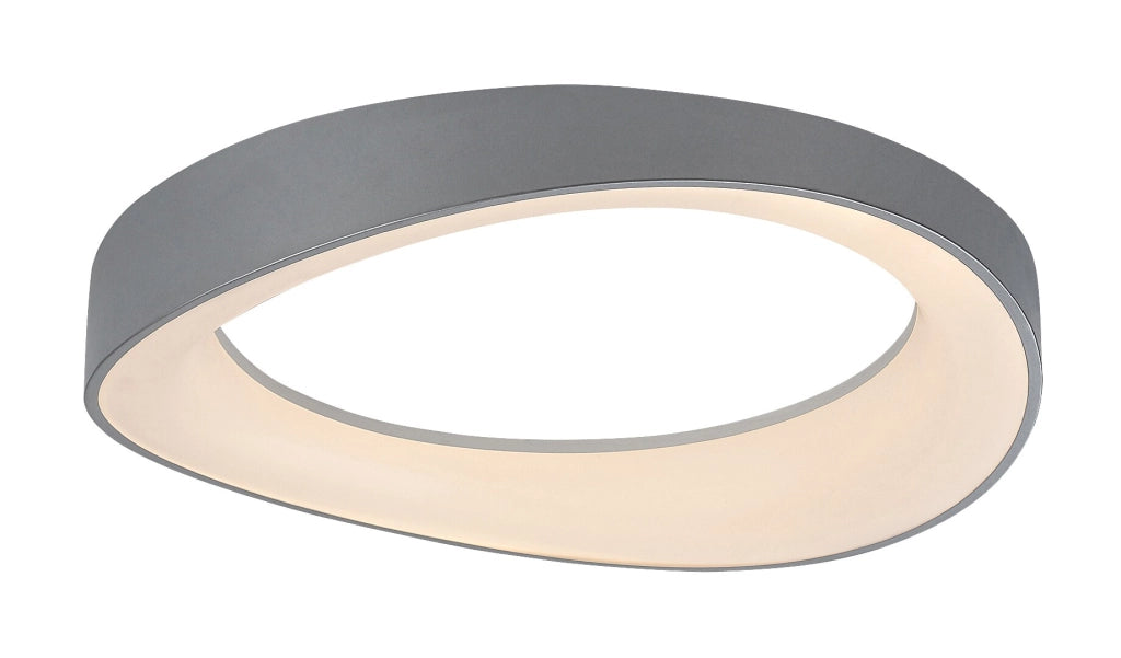 Plafoniera LED moderna argento Ø52 56W Rabalux Iliana