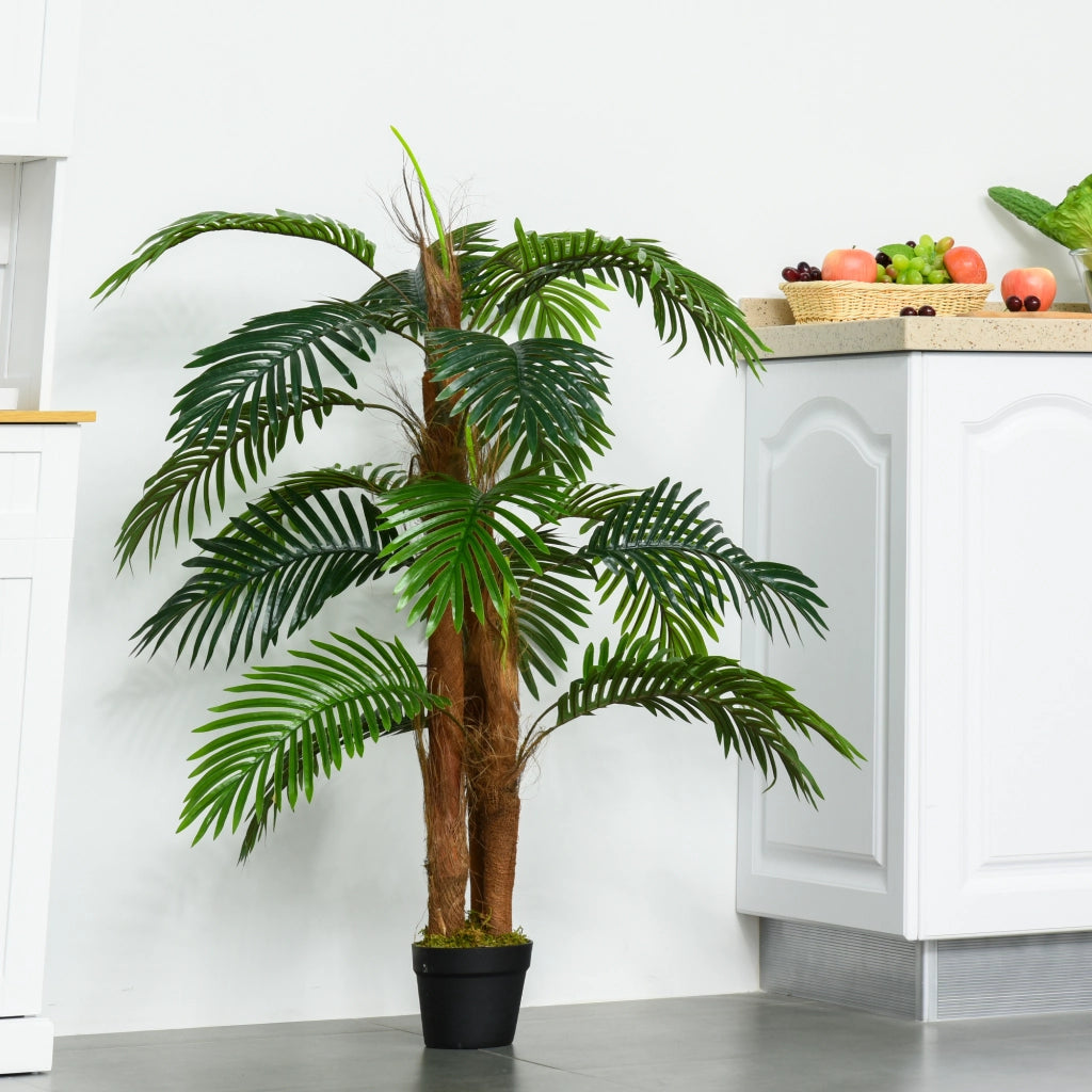 Albero Artificiale Palma ¨C zephmum ¨C Verde 1.2m con Vaso