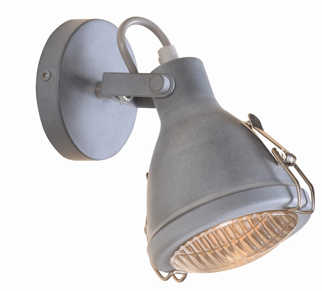 Applique Candellux Crodo 91-71101 grigia E14 metallo orientabile