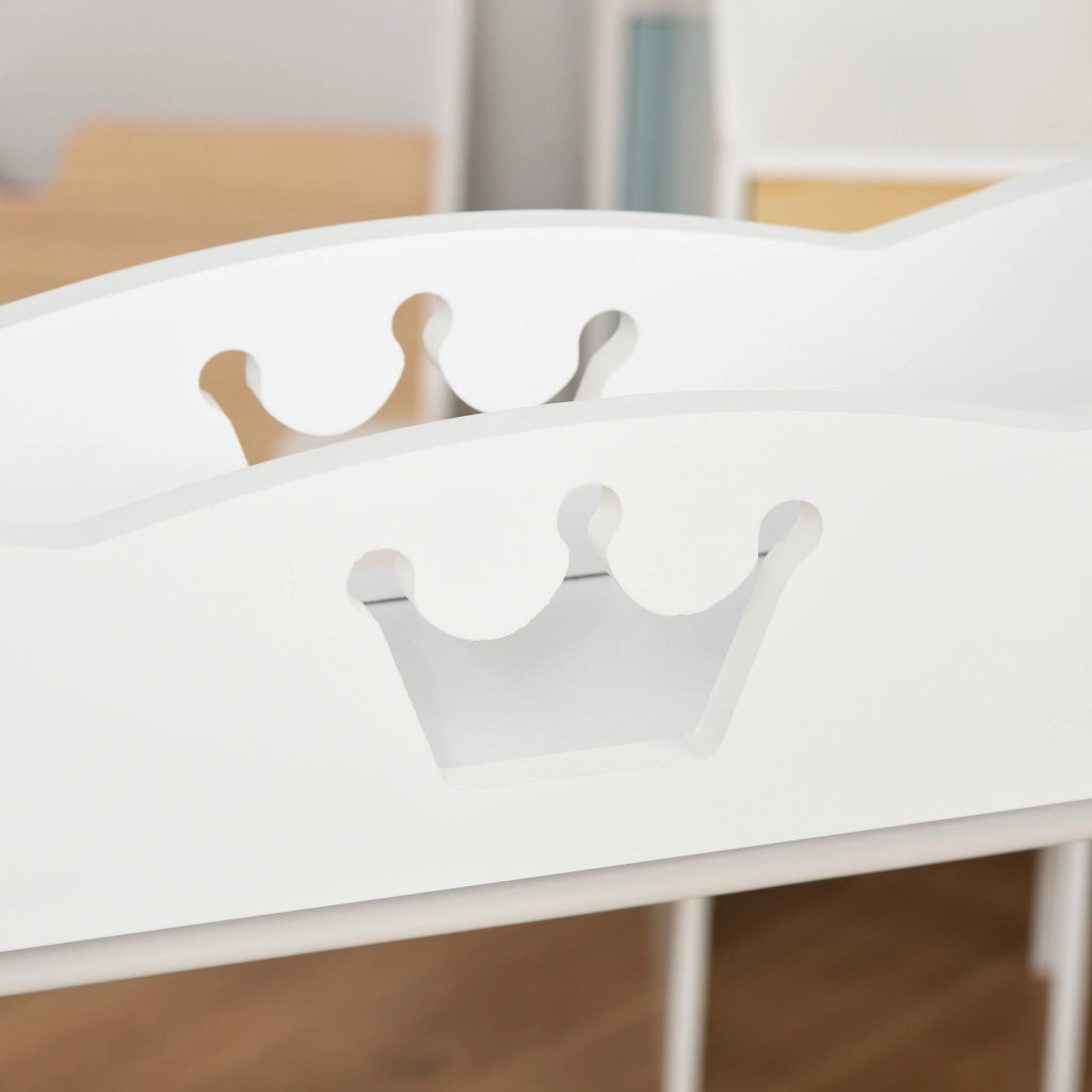 Armadio per Bambini con Ripiani e Appendiabiti ¨C Minimal ¨C 70.5x37x103cm, Bianco