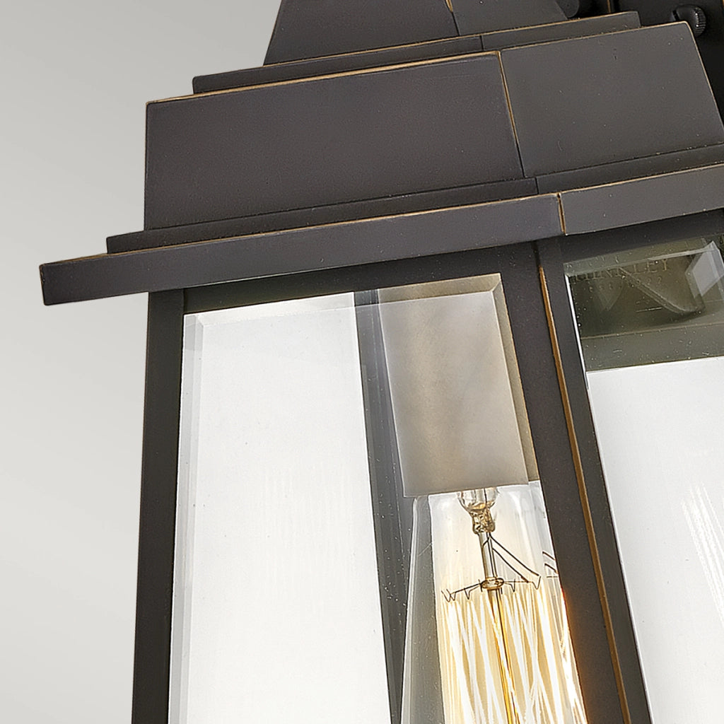 Applique esterno retro Bainbridge Hinkley bronzo E27 60W
