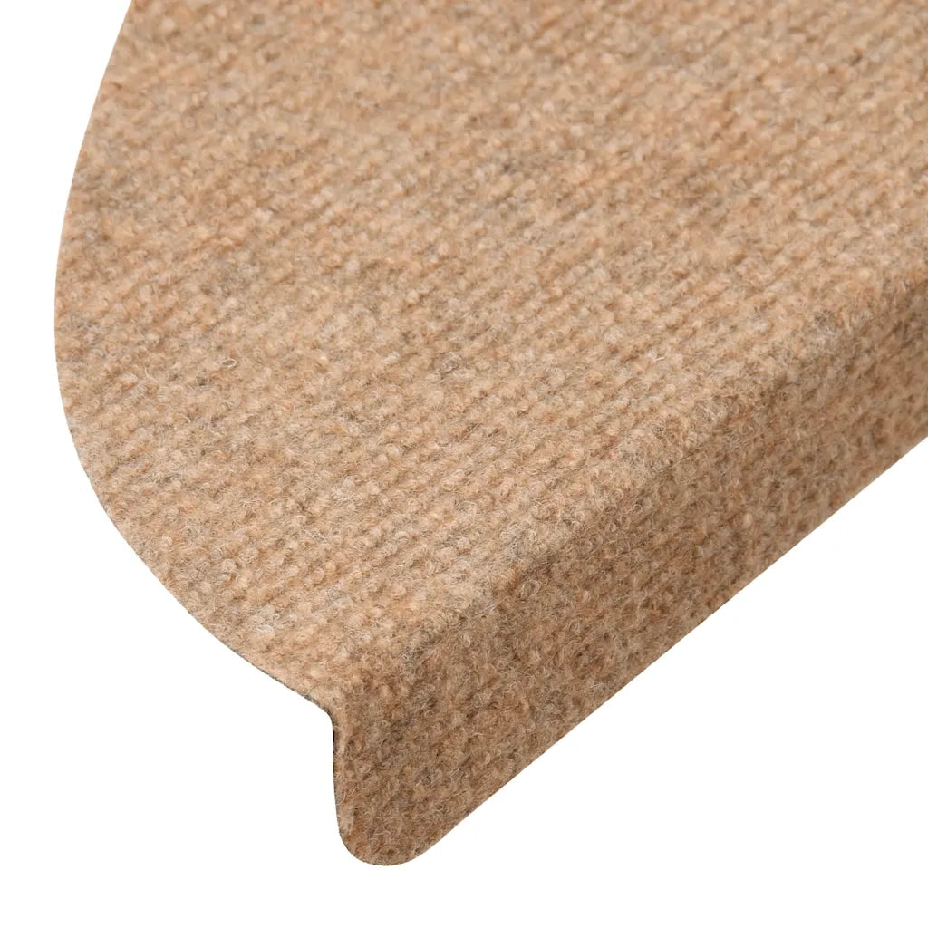 Tappetini Autoadesivi per Scale 30 pz Beige 56x17x3 cm 3365895