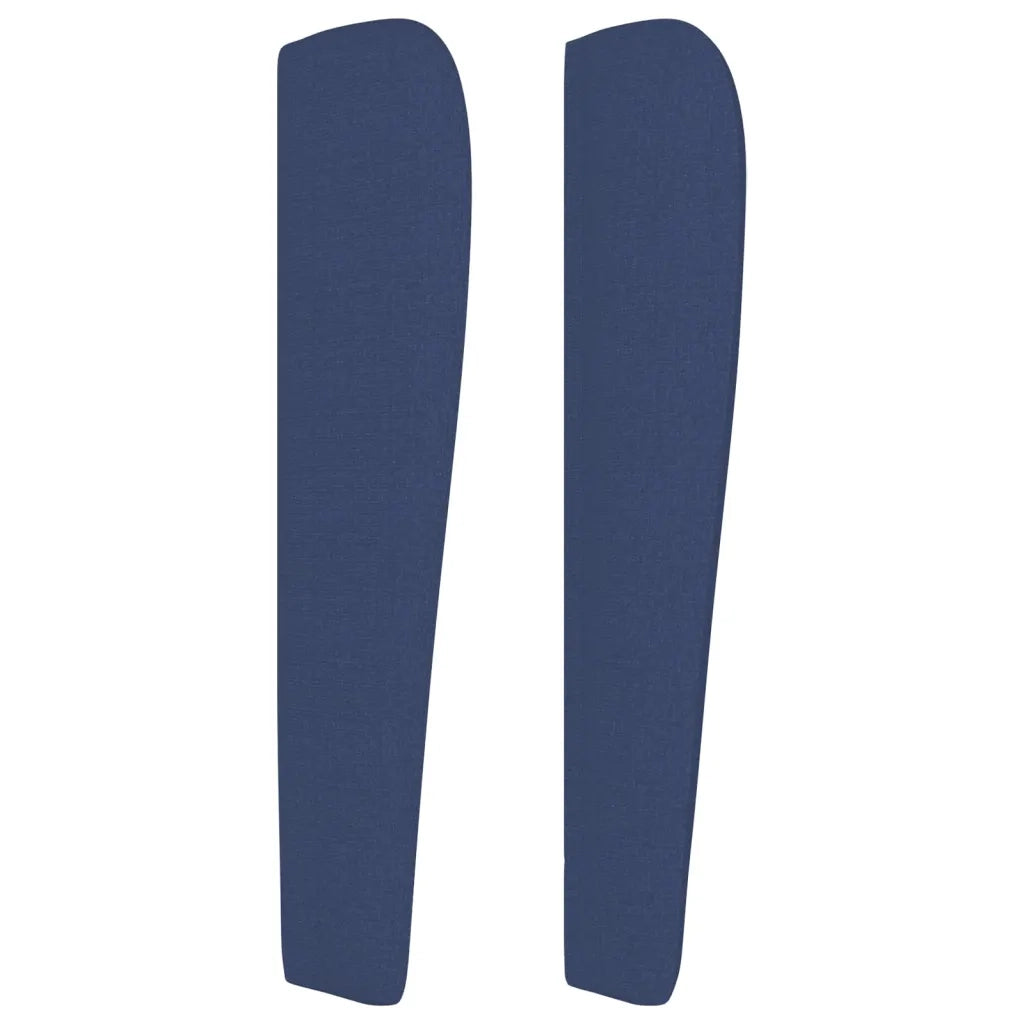 Testiera ad Orecchio Blu 93x23x118/128 cm in Tessuto 3118280