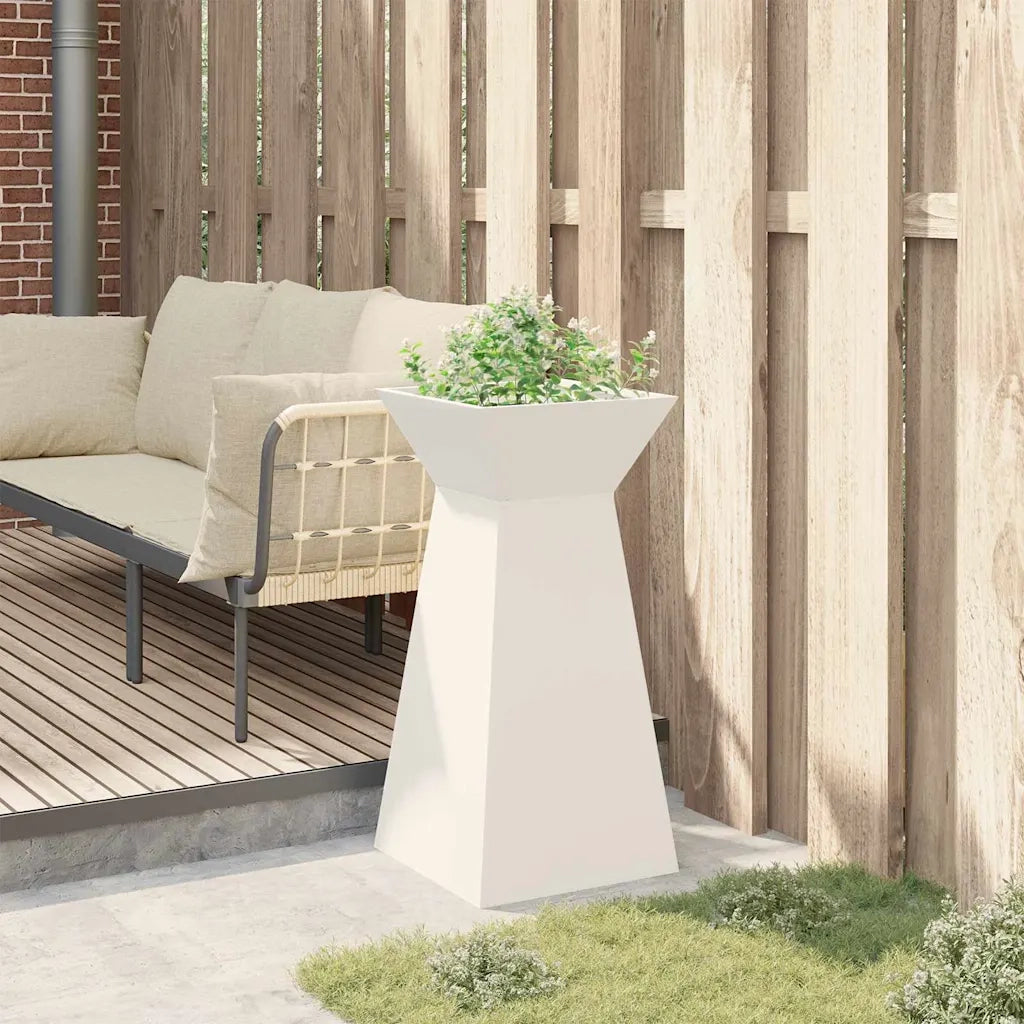 Vaso a Pilastro Bianco 35 x 35 x 73 cm 873840