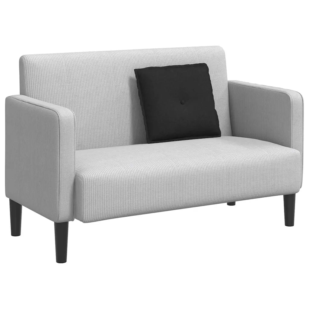 Cuscino per Schiena Nero 50 x 19 x 45 cm Tessuto 42014617