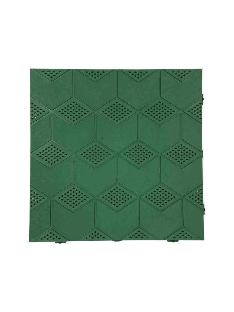Piastrella snap design verde 38x38