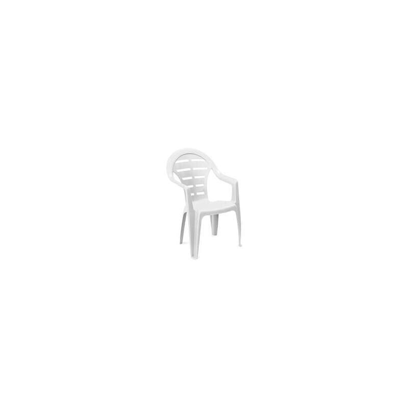 MAURY'S MOYO SEDIA IMPILABILE DA ESTERNO BIANCO 54 X 56 X H81 CM