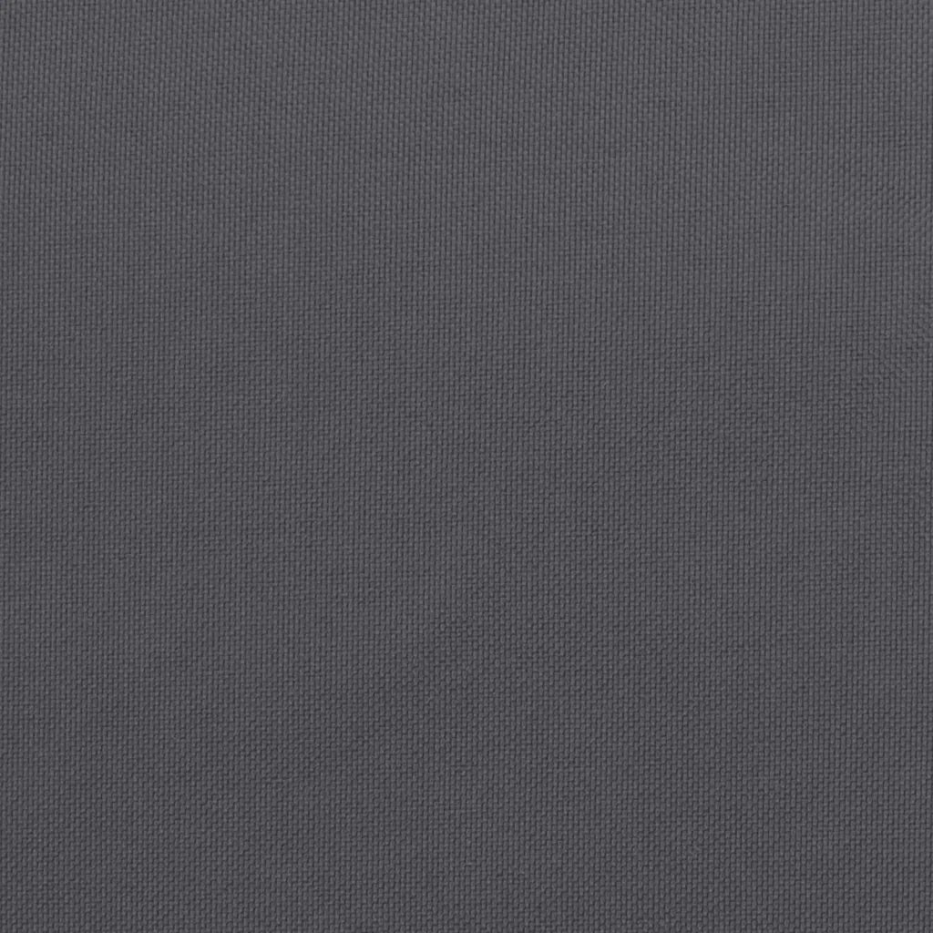 Cuscino per Pallet Antracite 60x61,5x10 cm in Tessuto 47467