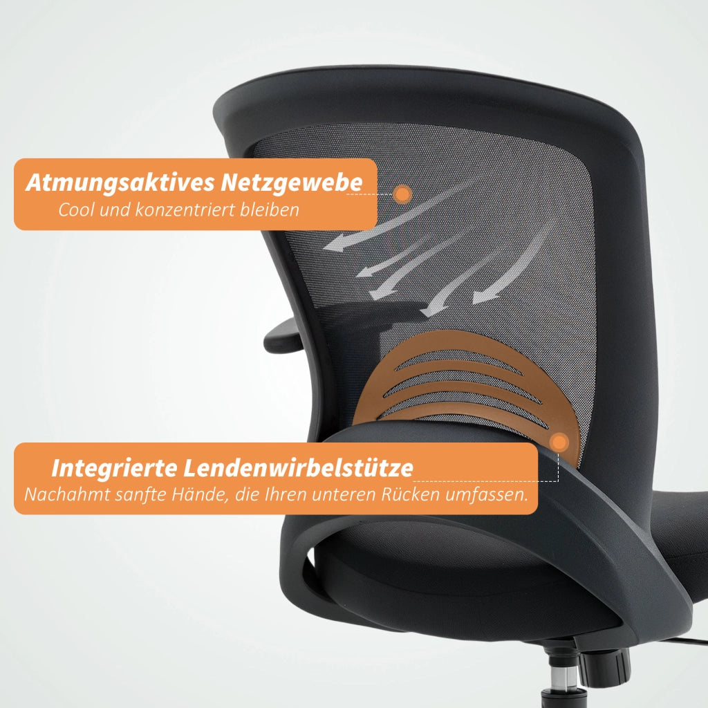 Sedia da ufficio rete ¨C Minimal ¨C nero