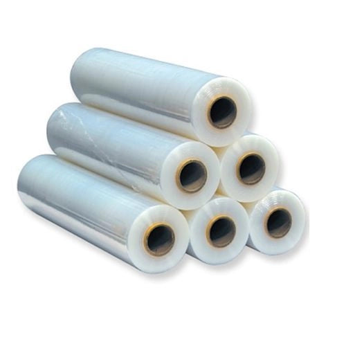 FILM ESTENSIBILE MANUALE TRASPARENTE PELLICOLA DOMOPACK 6 ROTOLI DA 2,300 KG