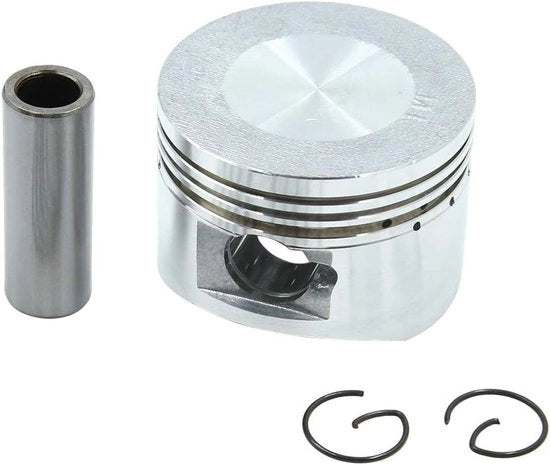 Zuigerset per Motorfieta GY6-125, 52 mm, colore Argento