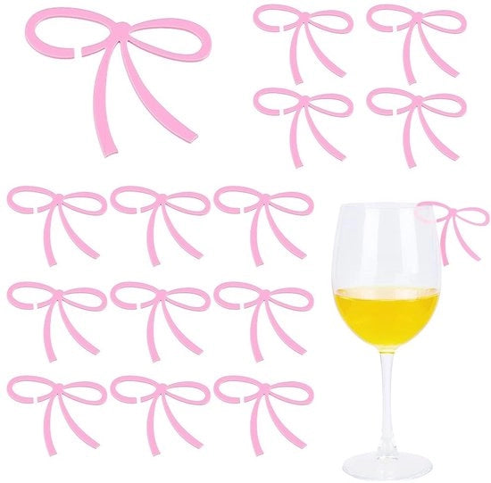 40 pezzi di bicchieri di vino riutilizzabili per stripare