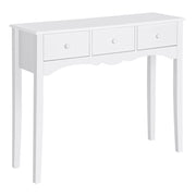 Consolle da Ingresso con 3 Cassetti ¨C Minimal ¨C Bianco 100x32x85 cm