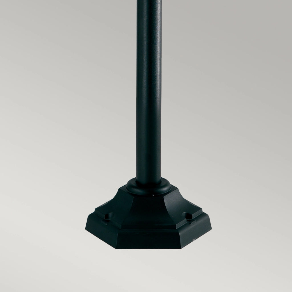 Paletto luminoso esterno nero E27 60W Shannon Elstead