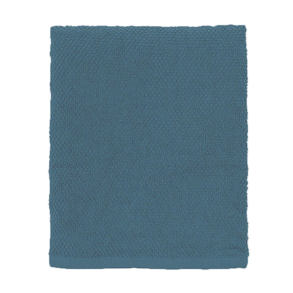 Asciugamani ospite per bagno 100% cotone turchese cobalto 40x60 cm