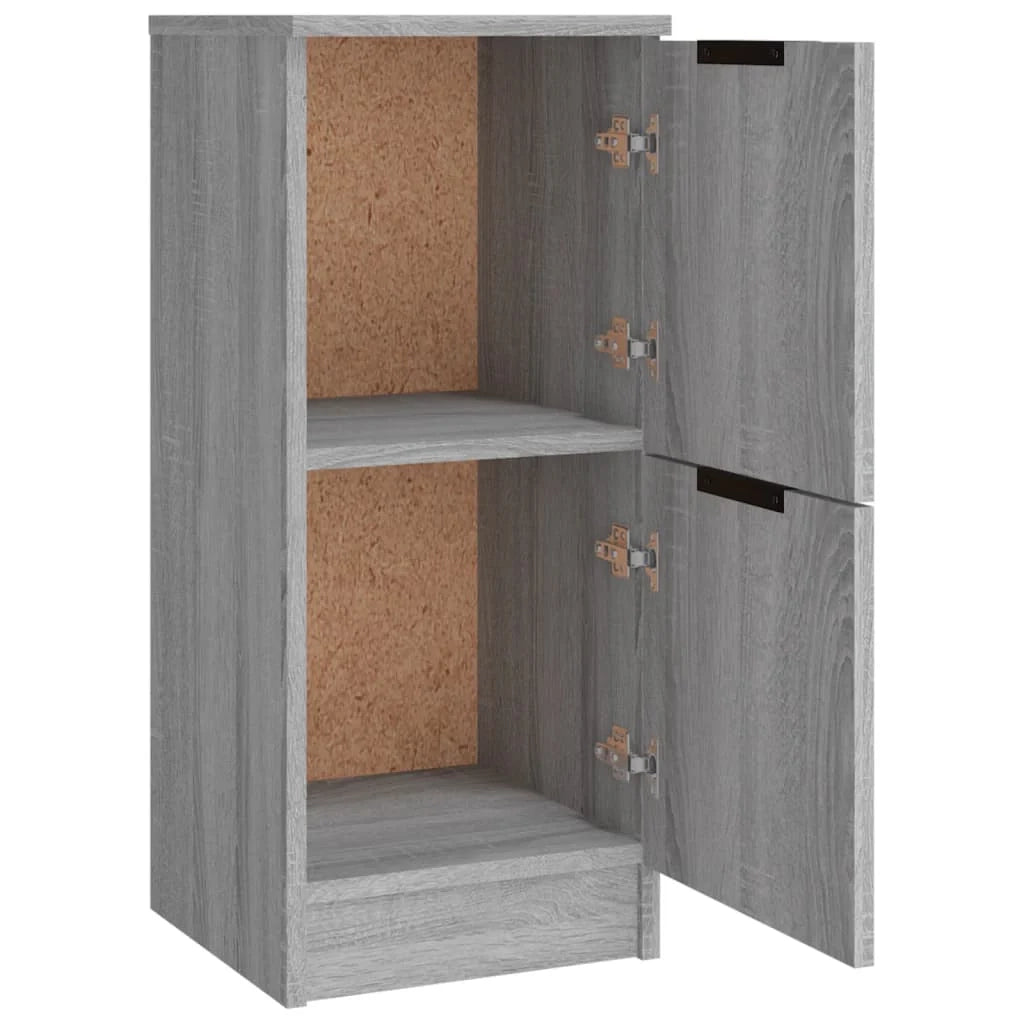 Buffet credenza cassettiera armadio mobile contenitore organizer per cucina soggiorno salotto 3 pezzi legno ingegnerizzato Sonoma grigio 02_0037194