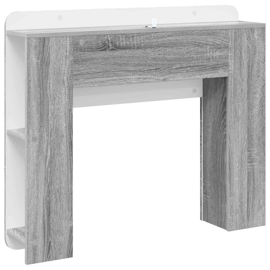 Testata del letto Grigio Sonoma Legno ingegnerizzato 8001189