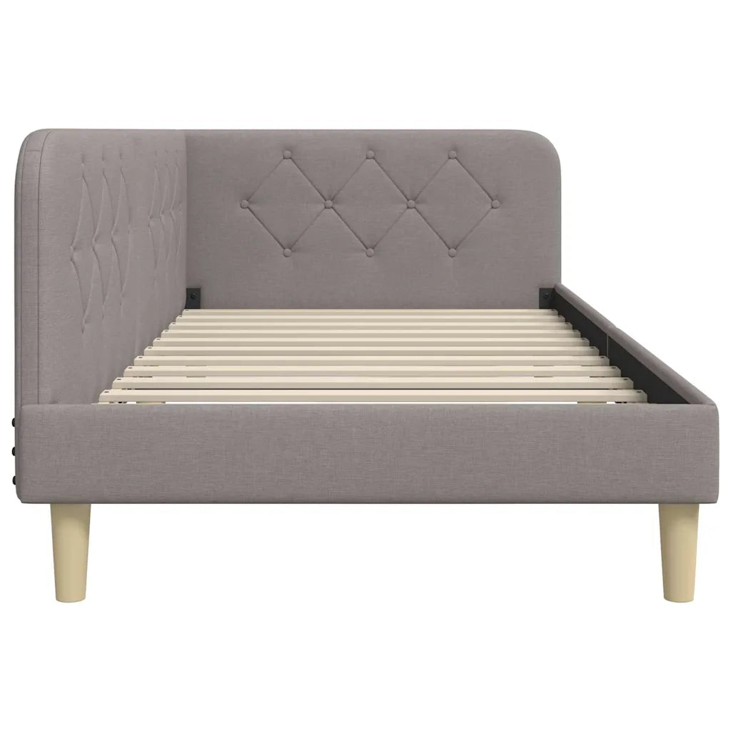 Cornice del letto ad angolo Talpa 90 x 190 cm Tessuto 42016566