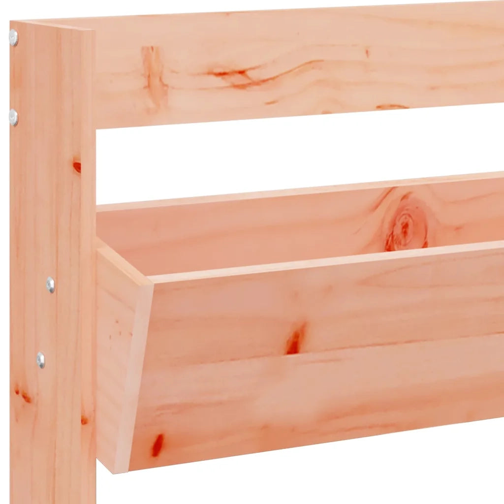 Fioriera da parete in legno massello di abete di Douglas 60 x 18,5 x 110 cm design verticale ergonomico giardino moderno 02_0048494