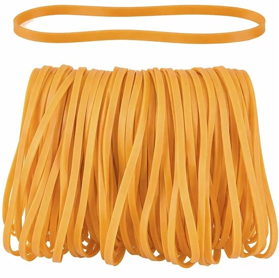 100 Pacchi di Gommini Gialli per Ufficio e Utilizzo Domestico