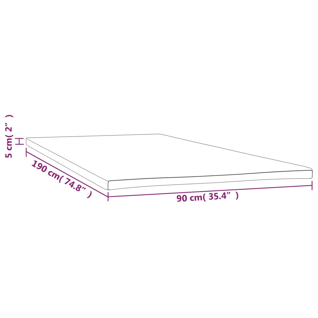 Coprimaterasso-Fodera per Materasso 90x190x5 cm