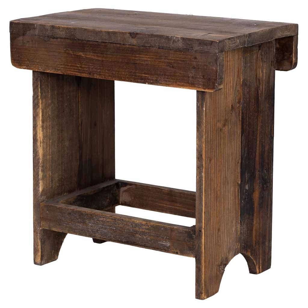 Sgabello in legno 42x25x43h cm