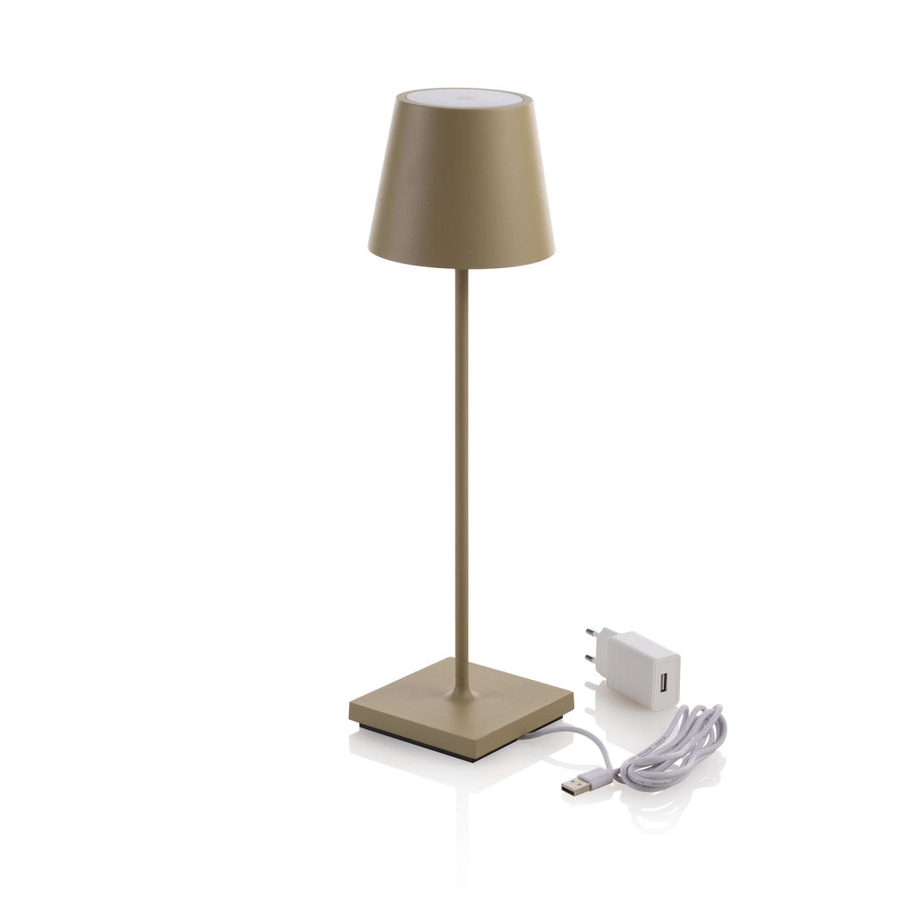 Lampada da tavolo ricaricabile OSCAR oro