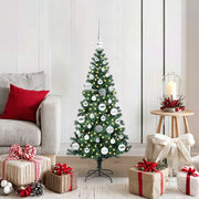 Albero di Natale artificiale con luci integrate Verde 120 cm 3396741