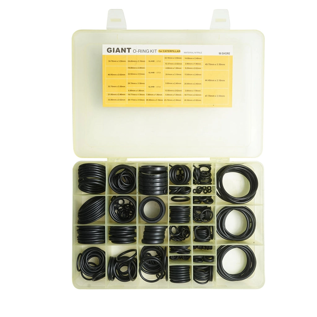 Kit O-ring Caterpillar in NBR 90 Shore 396 pezzi