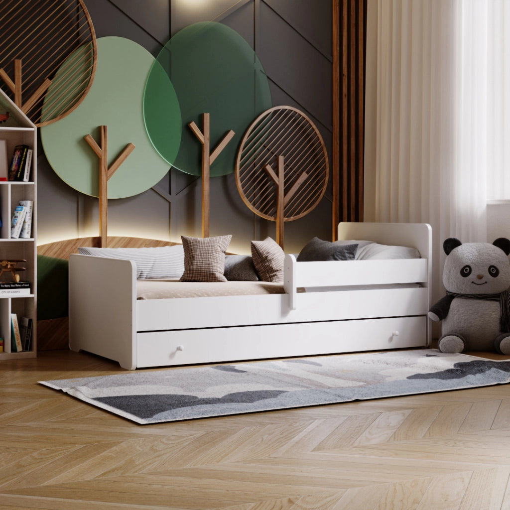 Letto singolo Max 160x80 con cassetto e materasso