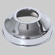 ROSONE IN OTTONE CROMATO PER CANOTTI  Ø 30     MADE IN ITALY