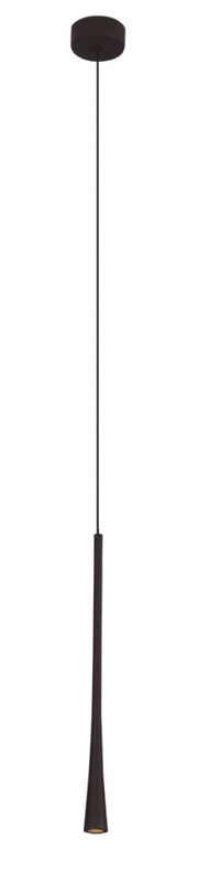 Lampada a sospensione Maxlight Coffee LED 7W nera 40cm