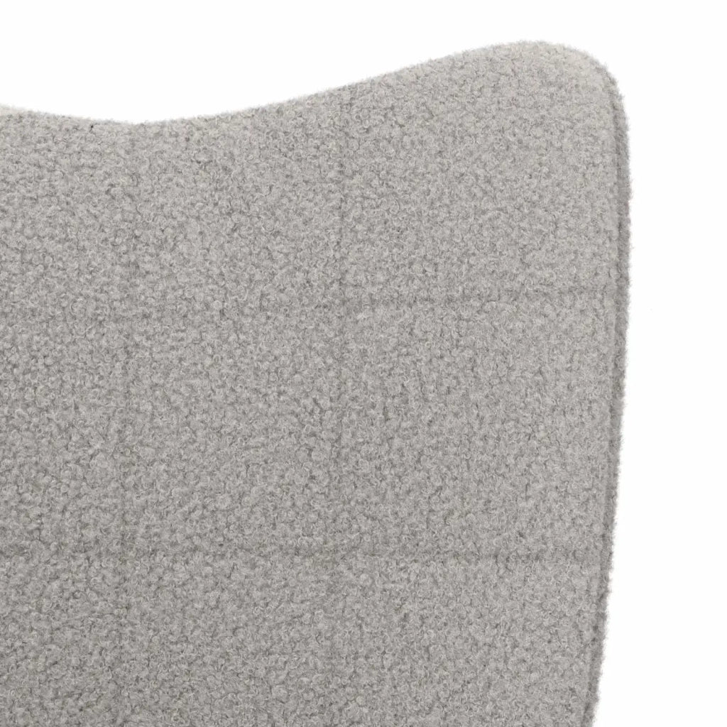 poltrona Grigio chiaro 62 x 67 x 95,5 cm Tessuto Sherpa 42001777