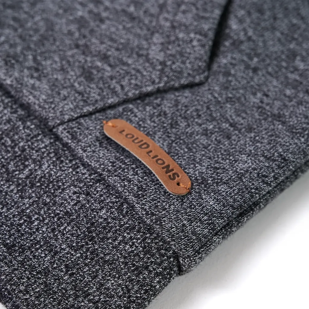 Felpa con Cappuccio e Cerniera per Bambini Grigio M¨¦lange 104