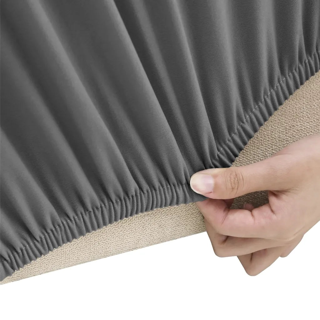 Fodera Elasticizzata per Divano Jersey di Poliestere Antracite 332936