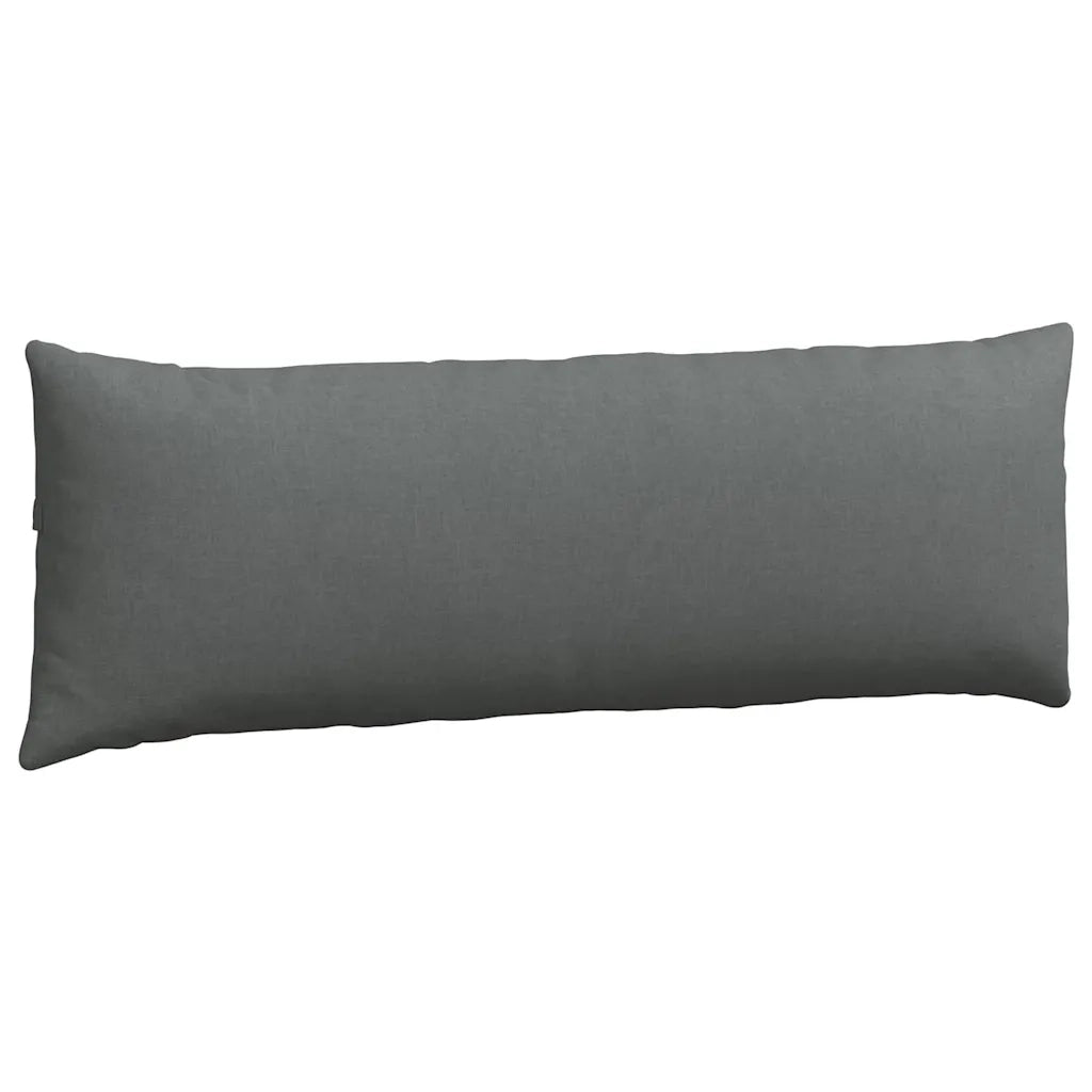 Cuscini da Divano 2 pcs Grigio scuro 120 x 40 cm Tessuto 42013783