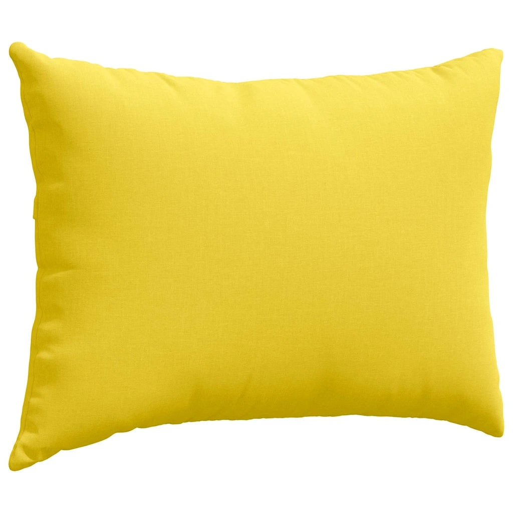 Cuscini da Divano 2 pcs Giallo Chiaro 70 x 50 cm Tessuto 42013748