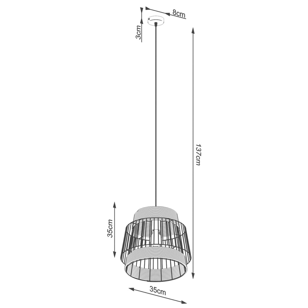 Lampada a sospensione BRILO