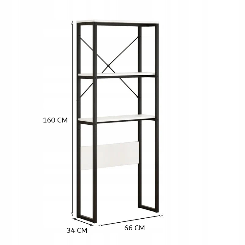 Libreria Marrone 66x34x160 cm Ideale per Ogni Ambiente