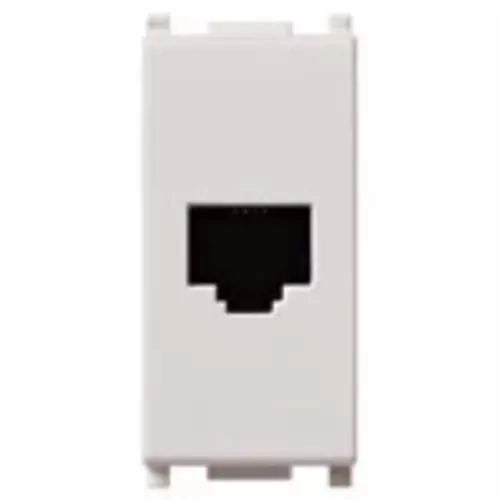 VIMAR PLANA - PRESA RJ12 6/6 BIANCO