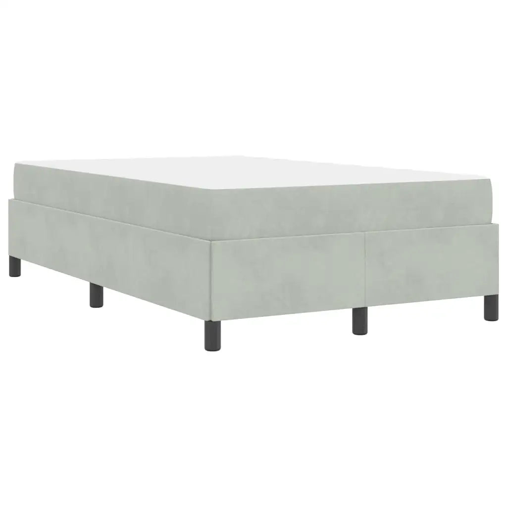 Struttura del letto-Giroletto Grigio chiaro 120 x 190 cm Tessuto 938964