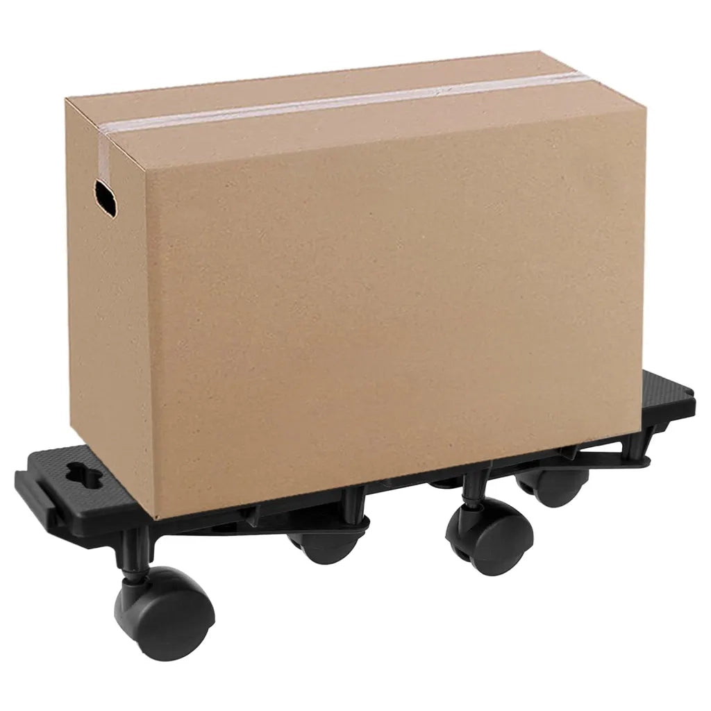 Carrelli da Trasloco con 4 Ruote 4 pz Neri Polipropilene 170 kg 3157517