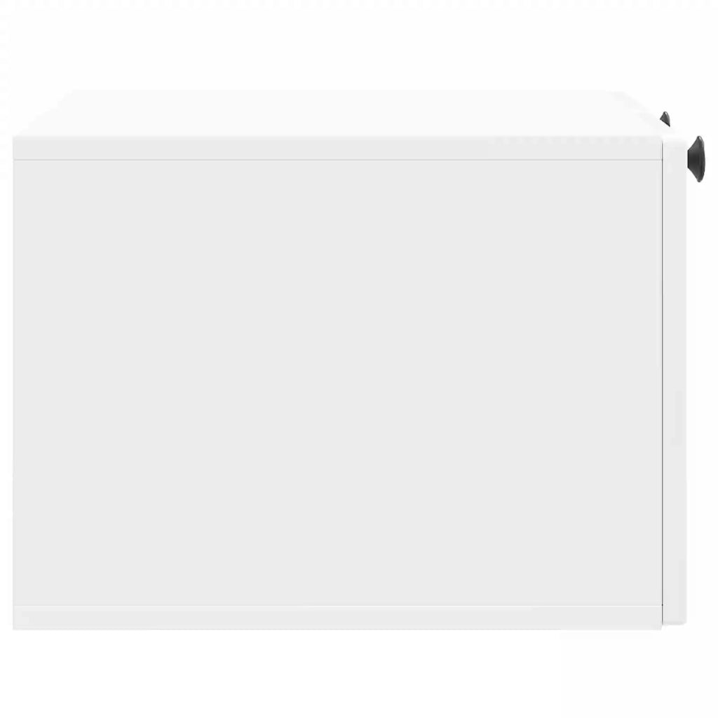 Mobile Porta TV da Muro-Credenza per TV sospesa Bianco Lucido 59,5 x 41 x 30 cm 735811