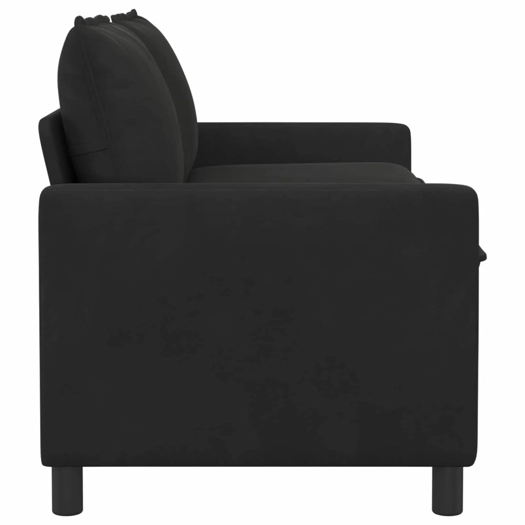 Divano Nero 156 x 81 x 87,5 cm Velluto 42028844