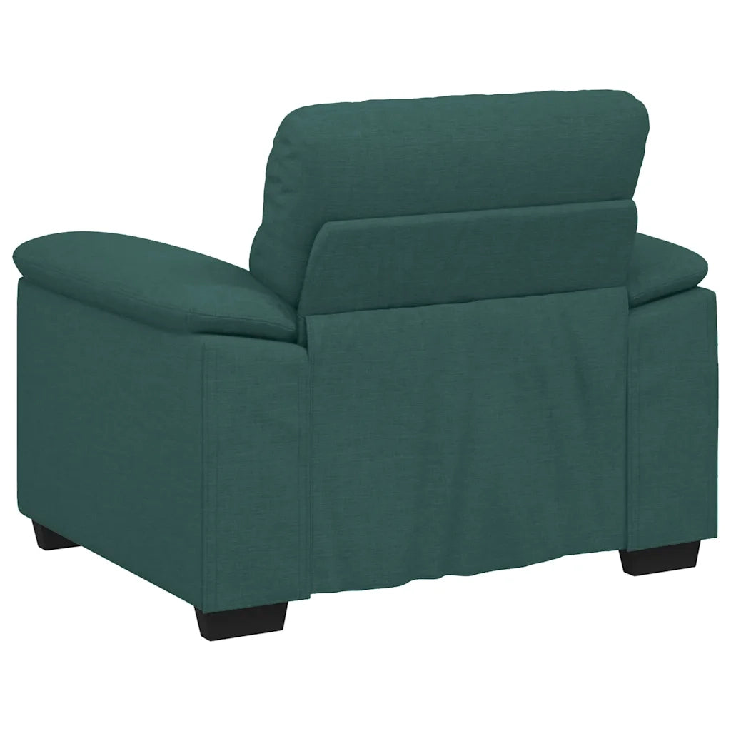 Poltrona Verde Scuro 100x81x84 cm in Tessuto 4105292