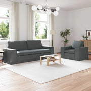 Set di divani 2 pcs Grigio scuro 222 x 80 x 82 cm Tessuto 3407589